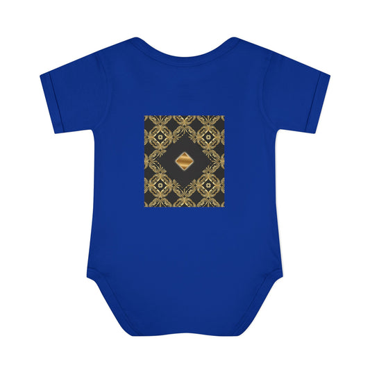 ZigZag Luxe Infant Bodysuit - Modern Tribal Pattern Baby Onesie