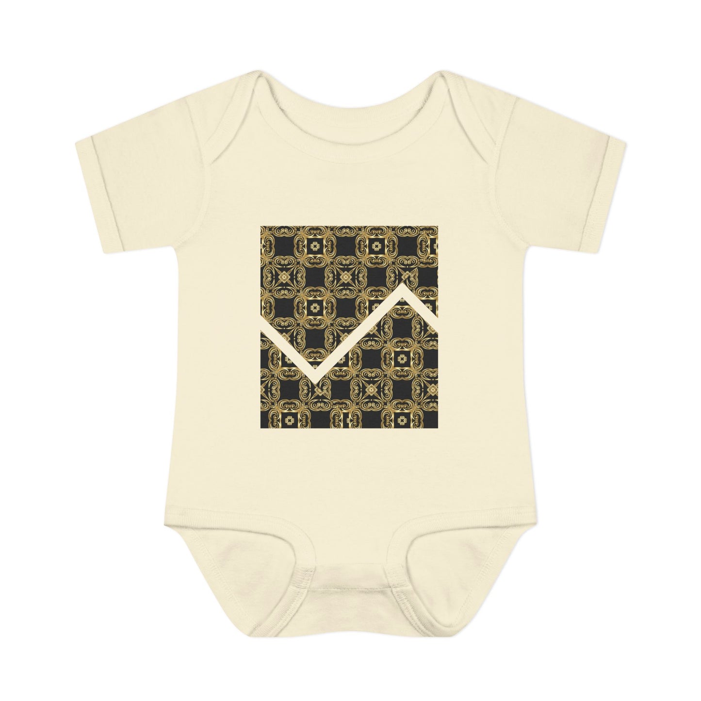 ZigZag Luxe Infant Bodysuit - Modern Tribal Pattern Baby Onesie