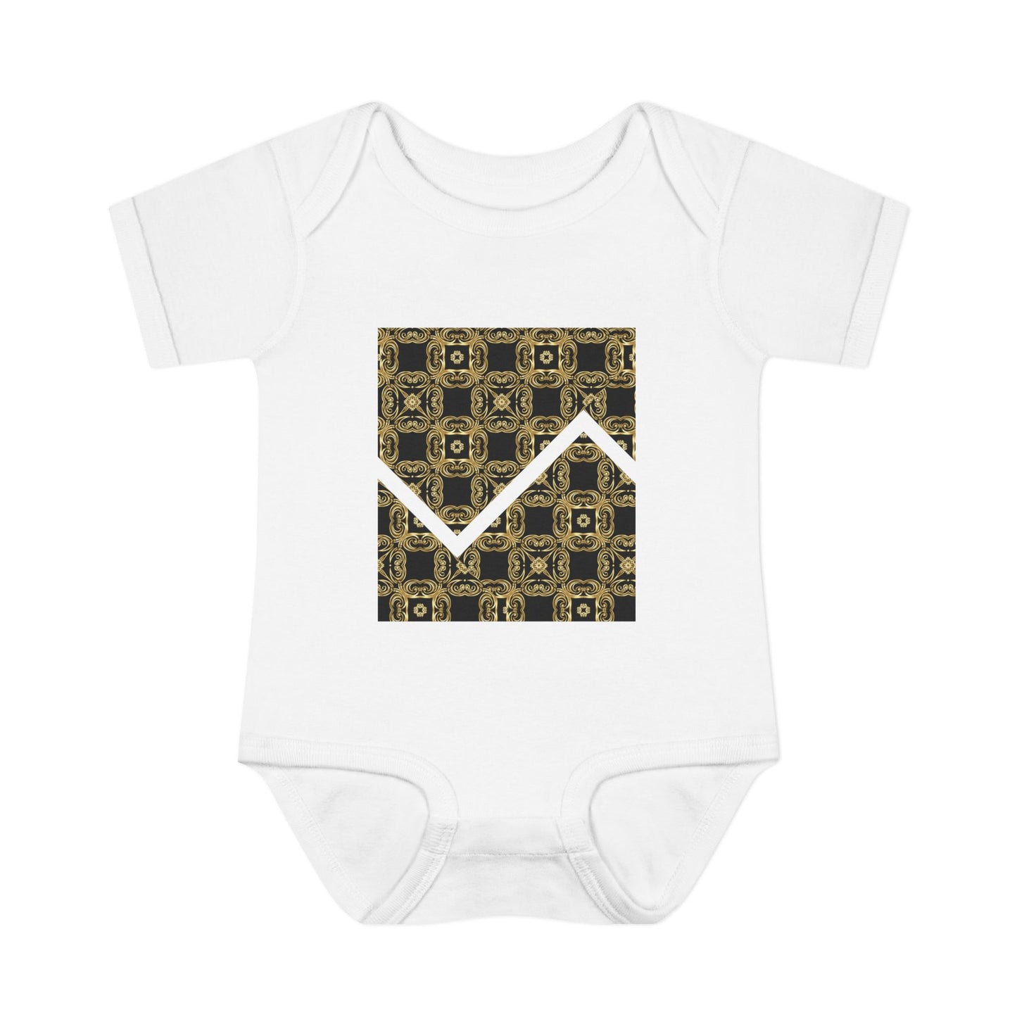 ZigZag Luxe Infant Bodysuit - Modern Tribal Pattern Baby Onesie