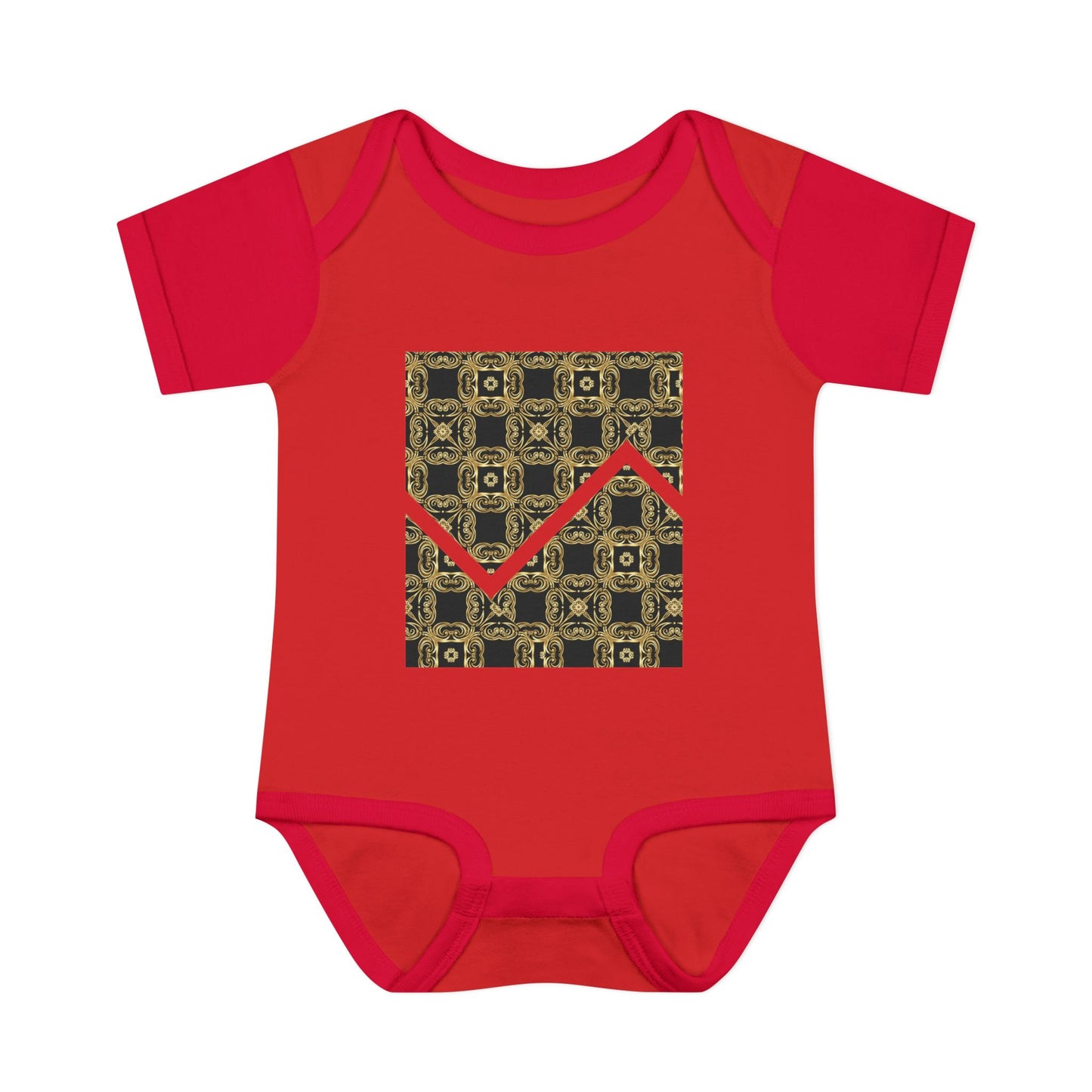 ZigZag Luxe Infant Bodysuit - Modern Tribal Pattern Baby Onesie
