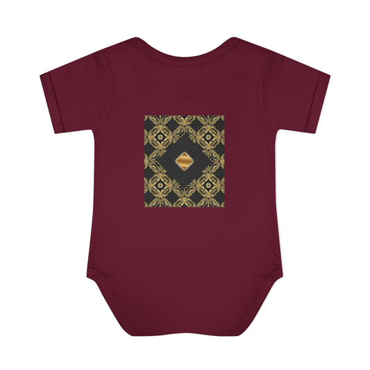 ZigZag Luxe Infant Bodysuit - Modern Tribal Pattern Baby Onesie