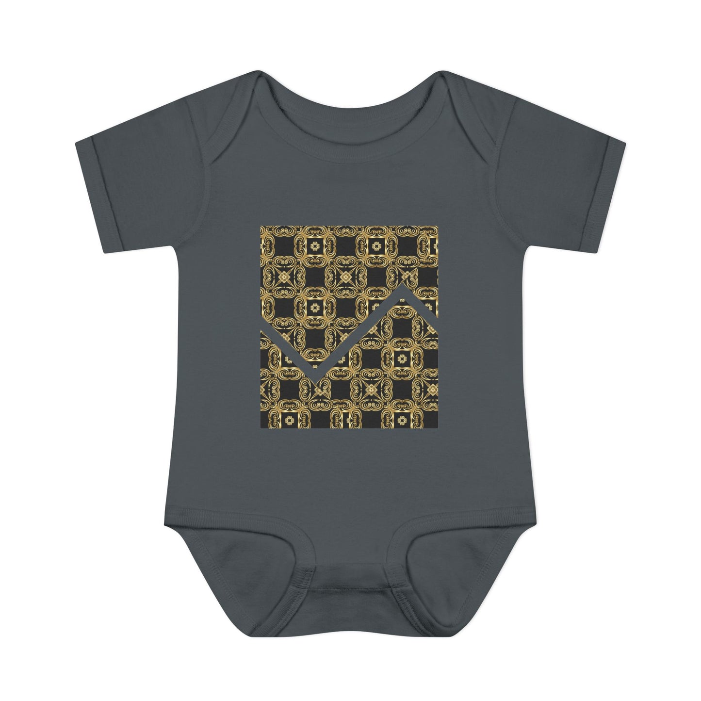 ZigZag Luxe Infant Bodysuit - Modern Tribal Pattern Baby Onesie