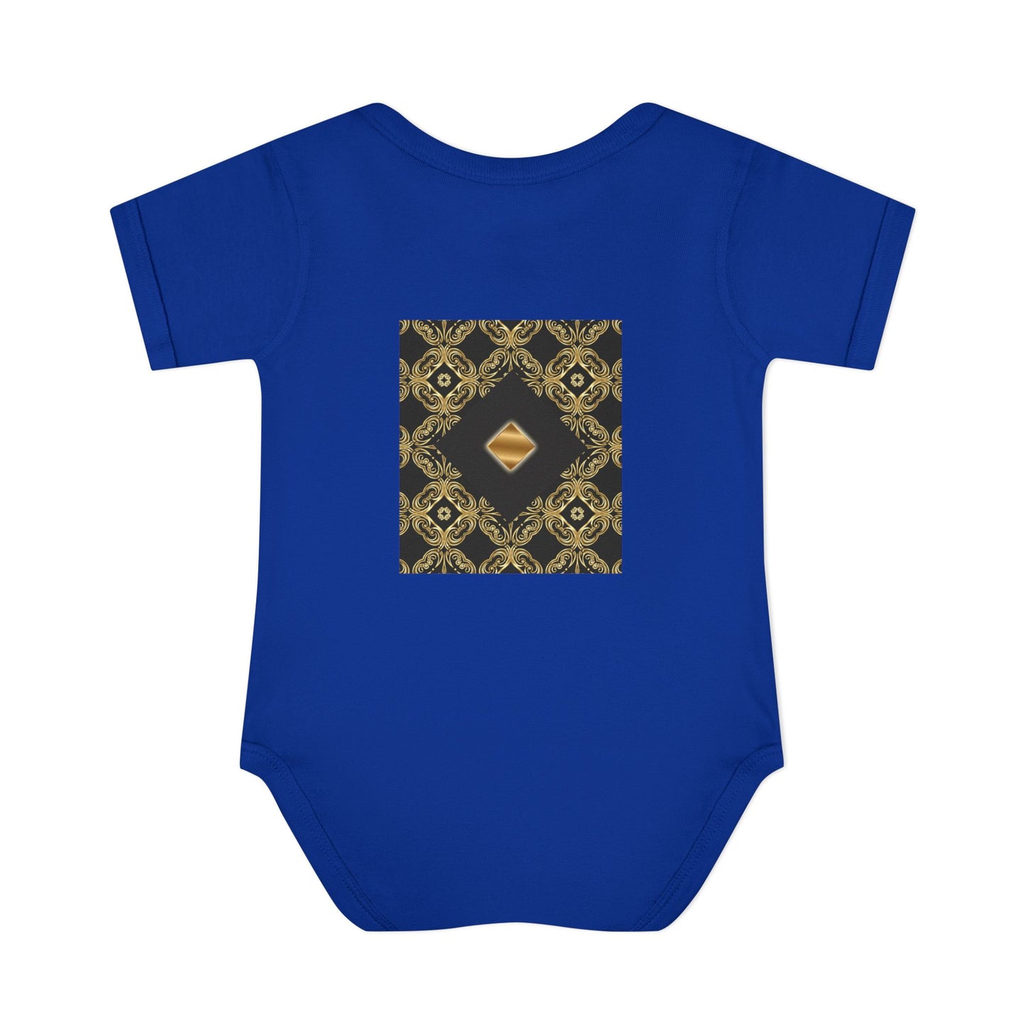 Geometric Luxe Infant Bodysuit - Modern Tribal Pattern Baby Onesie