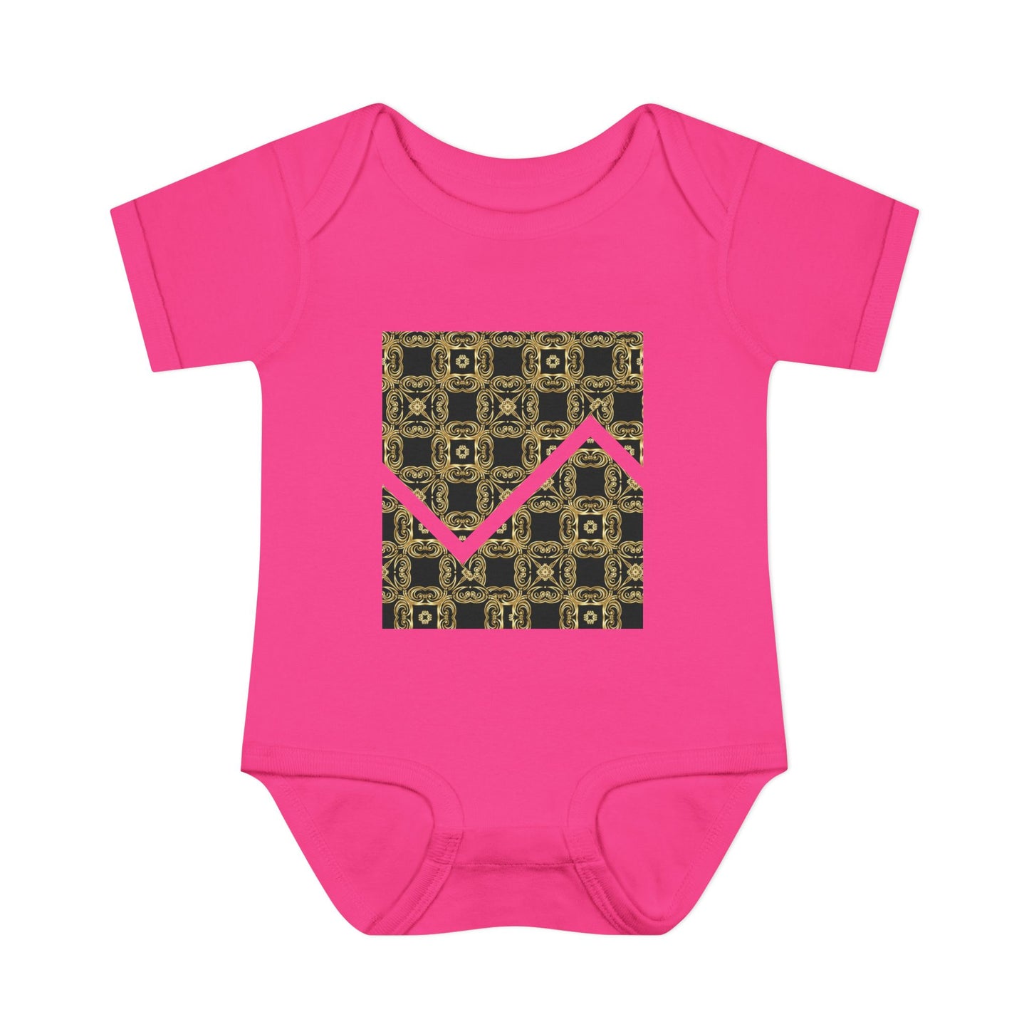 ZigZag Luxe Infant Bodysuit - Modern Tribal Pattern Baby Onesie